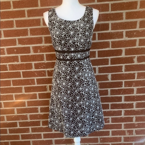 Talbots Dresses & Skirts - Talbots Black and White Embroidered Dress